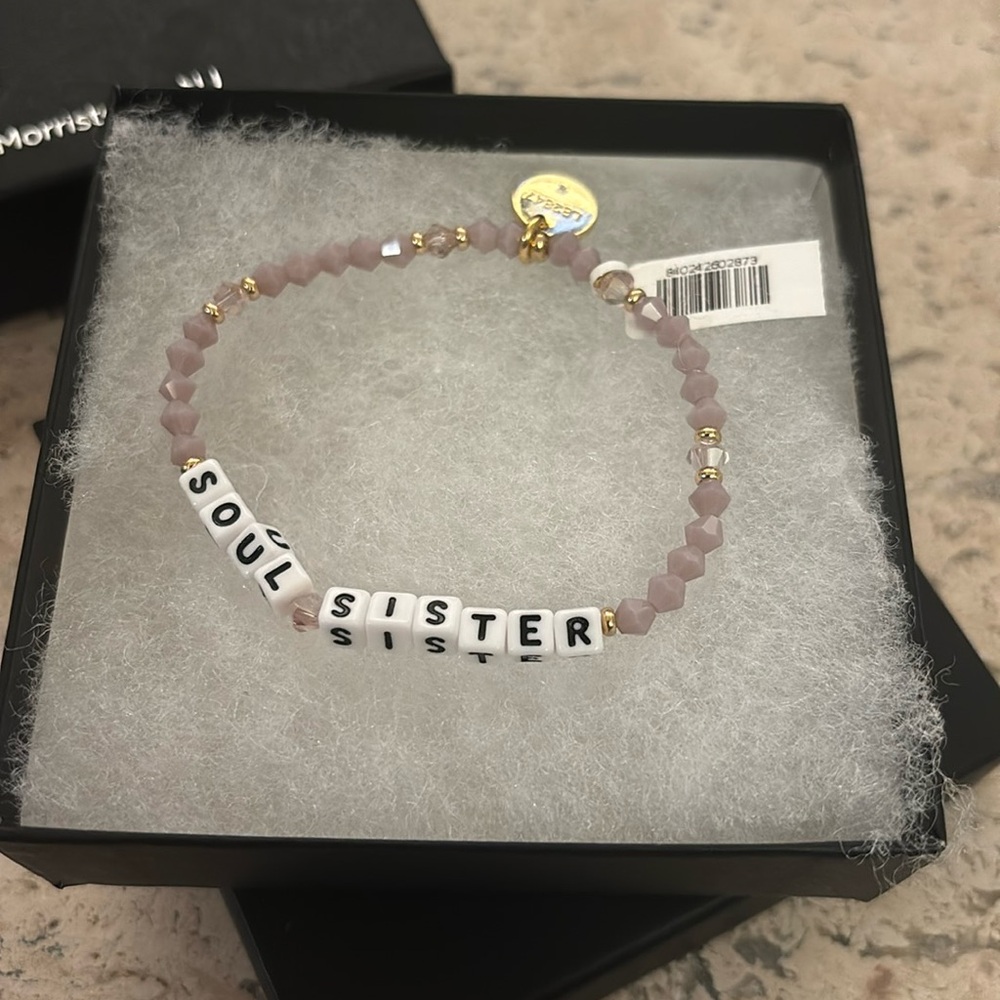 Little words Project bracelet SOUL SISTER in pink
